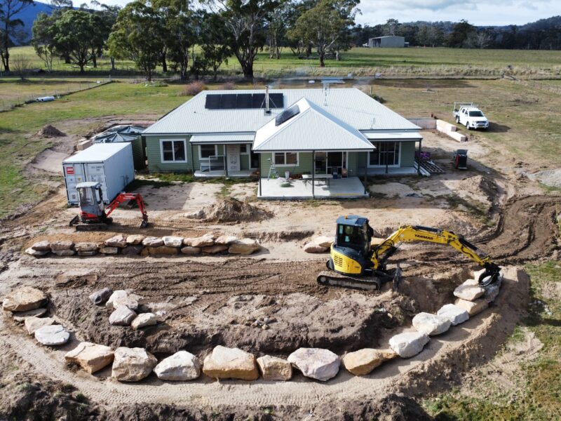 Laser Landscapes and Excavation